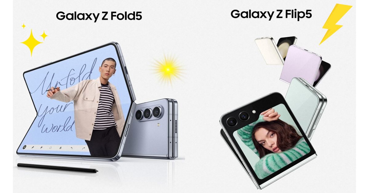 Galaxy Z Flip 5 and Galaxy Z Fold 5